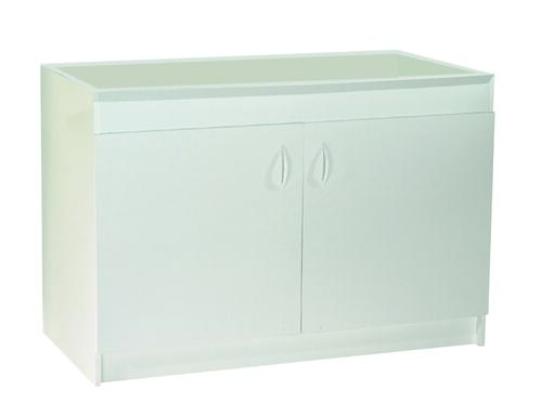 Meuble sous évier 120cm 2 portes